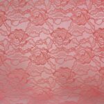 Tessuto Pizzo (Merletto) Comfort p.343 - al Metro - Rosa Scuro