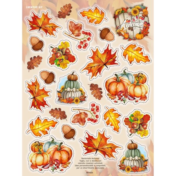 Pannello Stampato Pannolenci Autunno - Disegno 1025