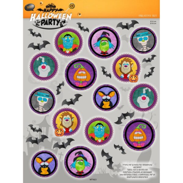 Pannello pannolenci stampato Halloween - Disegno 1023