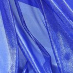 Tessuto Mesh (Tulle) Monoelastico Effetto Acqua - al Metro - Blu Royal