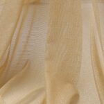 Tessuto Mesh (Tulle) Monoelastico Glitter Polvere di Stelle - al Metro - Carne Glitter Oro