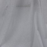 Tessuto Mesh (Tulle) Monoelastico Glitter Polvere di Stelle - al Metro - Bianco Glitter Argento