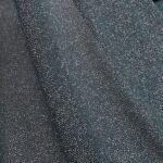 Tessuto Mesh (Tulle) Bielastico Glitter Polvere di Stelle - al Metro - Piombo Glitter Argento