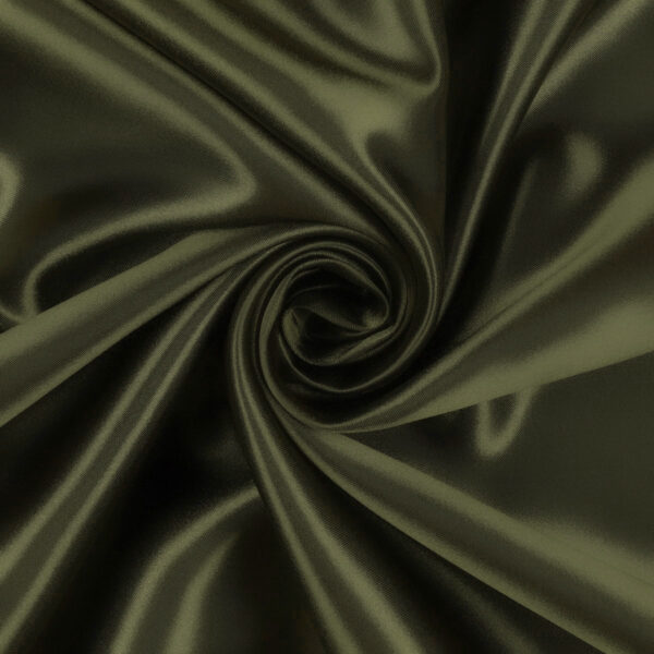 Tessuto Raso Al Metro - Colore Verde Militare