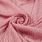 Tessuto Maglina Bielastica Lurex Mykonos - al Metro - Rosa Lurex Rosa