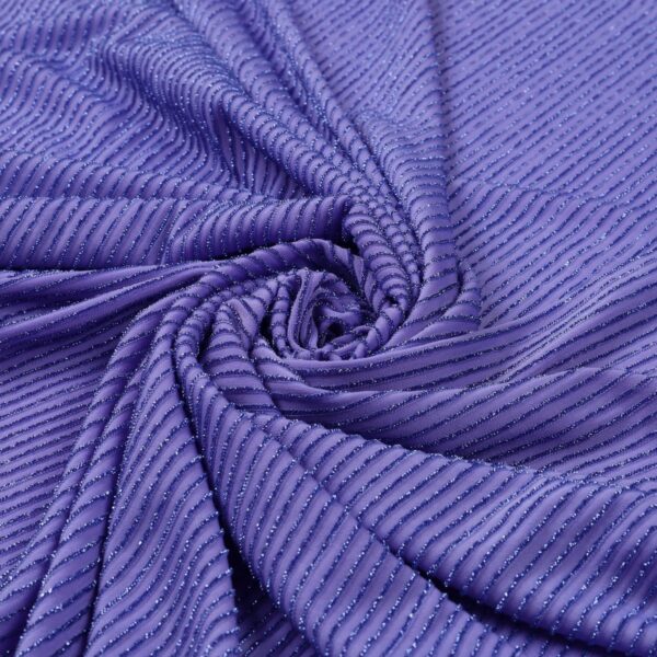 Tessuto Maglina Bielastica Lurex Zante - al Metro - Viola Lurex Viola