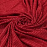 Tessuto Maglina Bielastica Lurex Zante - al Metro - Rosso India Lurex Rosso