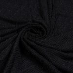 Tessuto Maglina Bielastica Lurex Zante - al Metro - Nero Lurex Nero