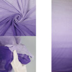 Chiffon Degrade Glitter - al Metro - Viola Glitter Viola