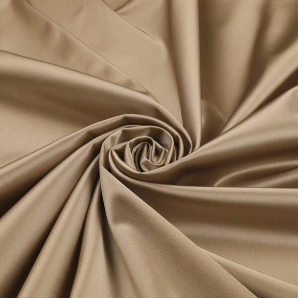 Tessuto Duchesse Elastica - al Metro - Beige
