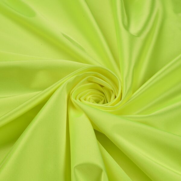 Tessuto Duchesse Elastica - al Metro - Giallo Fluo