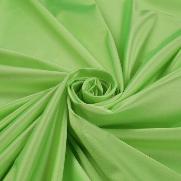 Tessuto Duchesse Elastica - al Metro - Verde Fluo