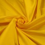 Tessuto Duchesse Elastica - al Metro - Giallo Sole