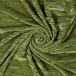 Velluto Effetto Corteccia - al Metro - Pistacchio - Mezzo Metro
