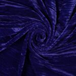 Velluto Effetto Corteccia - al Metro - Blu Royal - Mezzo Metro