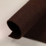 Pannello Feltro Lana 3mm - Colore Marrone - Misura 50x36cm