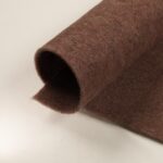 Pannello Feltro Lana 3mm - Colore Tabacco Melange - Misura 50x36cm