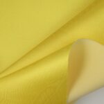 Tessuto Spugna Lucida Accoppiata - al Metro - Giallo - Mezzo Metro