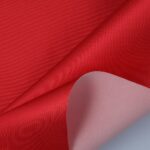 Tessuto Spugna Lucida Accoppiata - al Metro - Rosso - Mezzo Metro