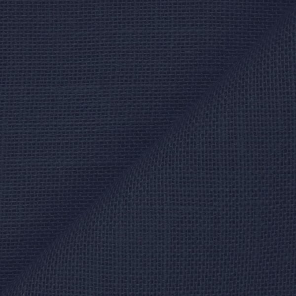 Tessuto Juta Al Metro - Blu Navy