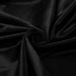 Tessuto Duchesse Fissa Poly - Nero