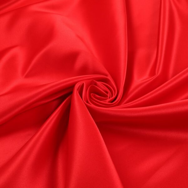 Tessuto Duchesse Fissa Poly - Rosso
