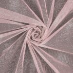 Tulle Glitter Explosion Semirigido - Rosa Chiaro