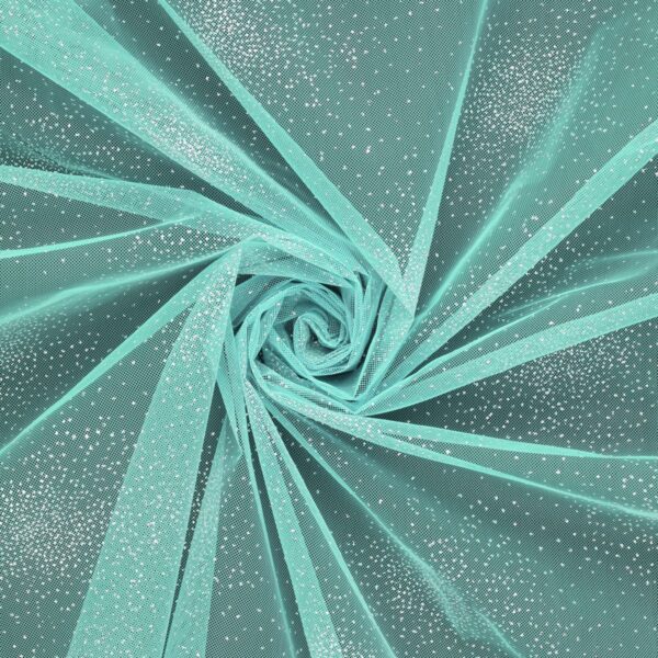 Tulle Glitter Explosion Semirigido - Tiffany