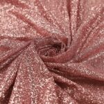 Tulle Galassia Glitter - al Metro - Rosa Antico Glitter Rosa - Mezzo Metro