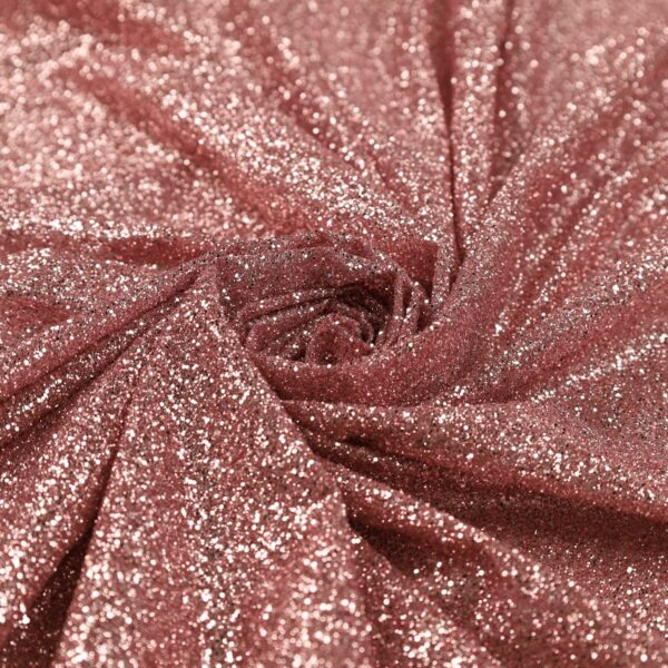 Tulle Galassia Glitter - al Metro - Rosa Antico Glitter Rosa - Mezzo Metro