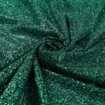 Tulle Galassia Glitter - al Metro - Verde Scuro Glitter Verde - Mezzo Metro