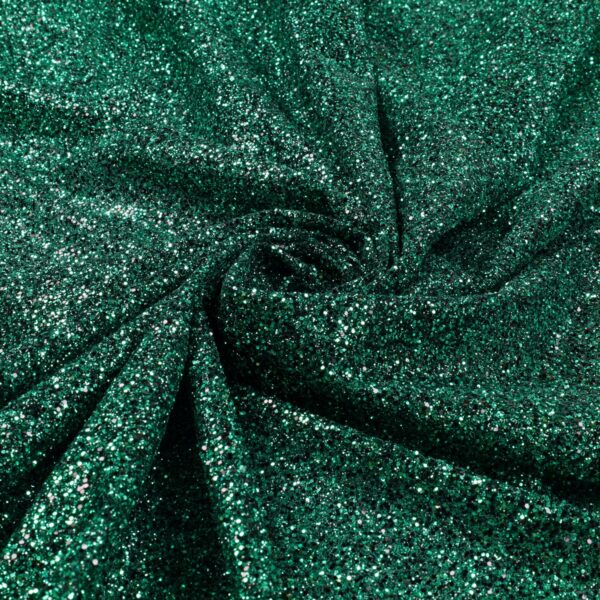 Tulle Galassia Glitter - al Metro - Verde Scuro Glitter Verde