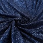 Tulle Galassia Glitter - al Metro - Blu Navy Glitter Blu - Mezzo Metro