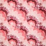 Velluto Stampato Fantasia - al Metro - Cloud Rosa