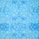 Velluto Stampato Fantasia - al Metro - Fiocchi di Neve