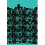 Tessuto Mesh (Tulle) Bielastico Floccato "Belen" - al Metro - Tiffany Floccato Nero