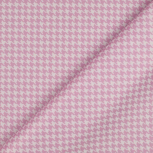 Pannolenci Fantasia Pied de Poule - Stampa Digitale - al Metro - Lilla - Mezzo Metro