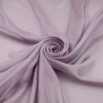 Tessuto Chiffon Mano Seta (Monobava) Debacato - al Metro - Lilla Polvere