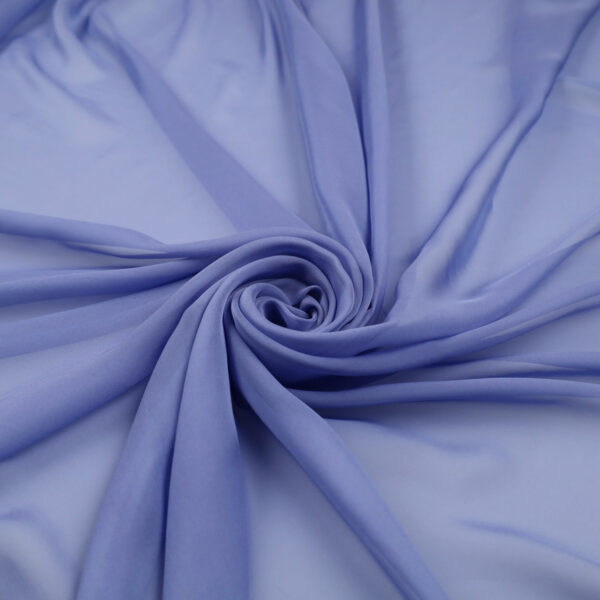Tessuto Chiffon Mano Seta (Monobava) Debacato - al Metro - Lavanda