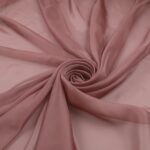 Tessuto Chiffon Mano Seta (Monobava) Debacato - al Metro - Rosa Deserto