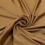 Tessuto Satin Mano Seta (Monobava) Debacato Liscio - al Metro - Cammello