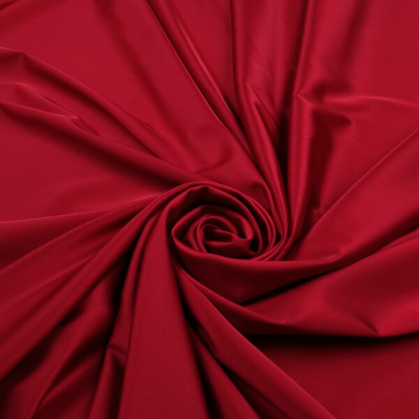 Tessuto Satin Mano Seta (Monobava) Debacato Liscio - al Metro - Rosso Mattone