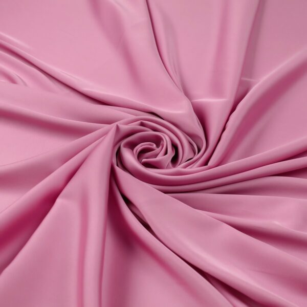 Tessuto Satin Mano Seta (Monobava) Debacato Liscio - al Metro - Rosa Gaga