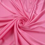 Tessuto Satin Mano Seta (Monobava) Debacato Liscio - al Metro - Rosa Forte