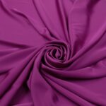 Tessuto Satin Mano Seta (Monobava) Debacato Liscio - al Metro - Magenta