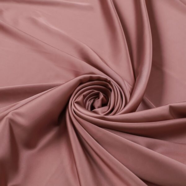 Tessuto Satin Mano Seta (Monobava) Debacato Liscio - al Metro - Rosa Deserto