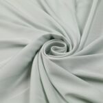 Tessuto Satin Mano Seta (Monobava) Debacato Liscio - al Metro - Grigio Perla