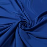 Tessuto Satin Mano Seta (Monobava) Debacato Liscio - al Metro - Blu Royal