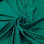 Tessuto Satin Mano Seta (Monobava) Debacato Liscio - al Metro - Verde Gc