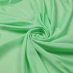 Tessuto Satin Mano Seta (Monobava) Debacato Liscio - al Metro - Verde Menta